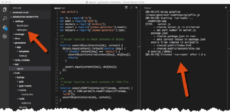 Running tests in VS Code Running tests in VS Code