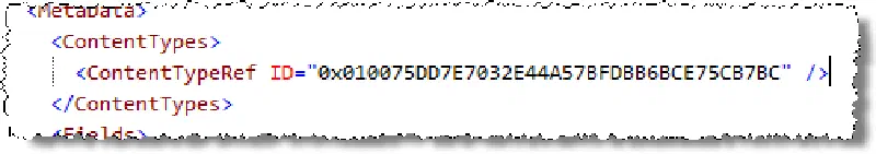 List Schema - Content Types List Schema - Content Types
