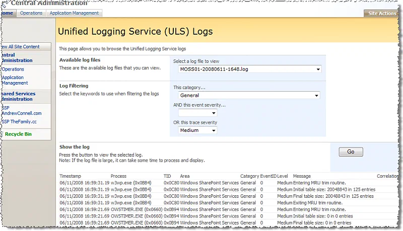 Scot Hillier's LogViewer Feature Scot Hillier's LogViewer Feature