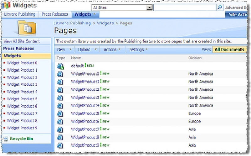 Pages Library Pages Library
