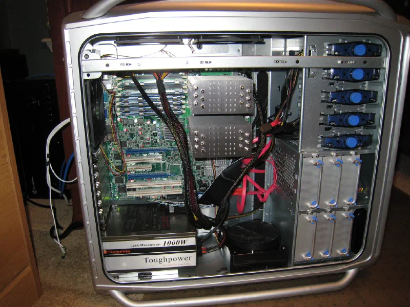 Here's the open insides Here's the open insides