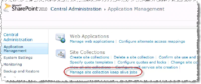 SharePoint 2010 Keep Alive Utility SharePoint 2010 Keep Alive Utility