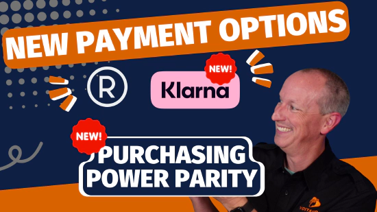 Klarna + Purchase Power Parity Support and Trademarked!