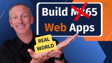 Real World Example: Build Web Apps - not M365 or Teams Apps