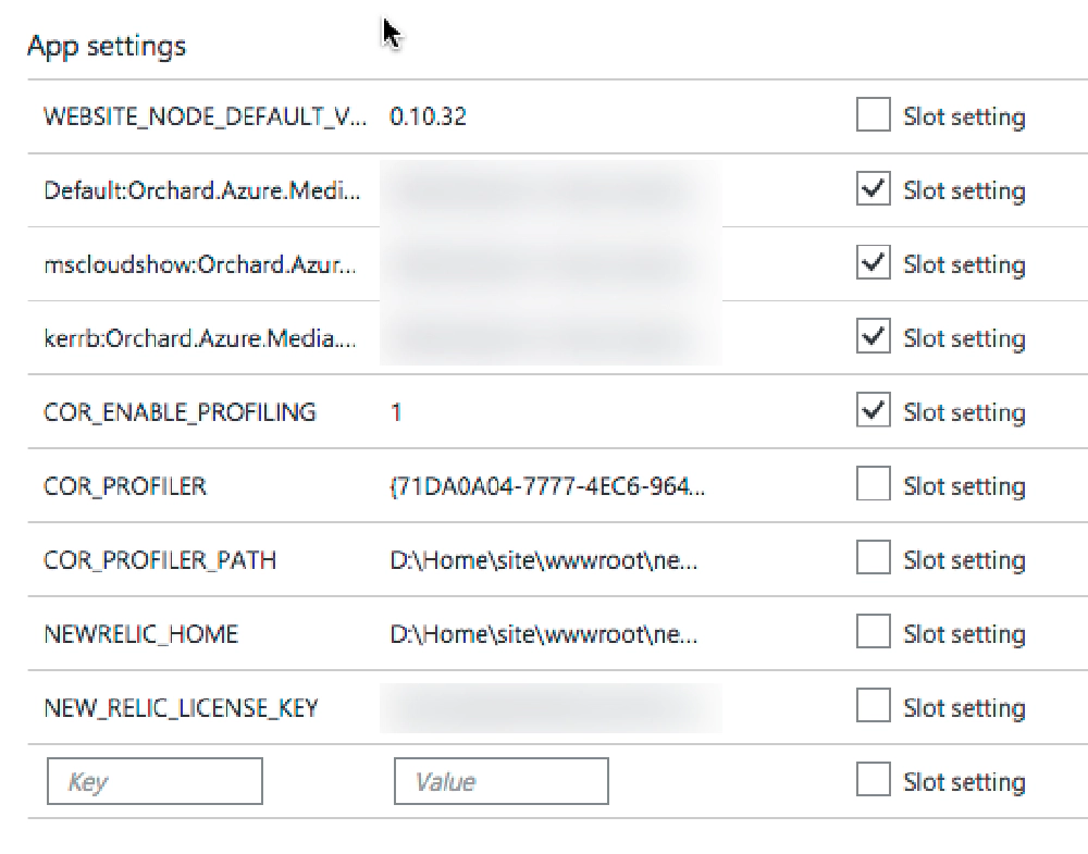 Ochard CMS Production Deployment Slot