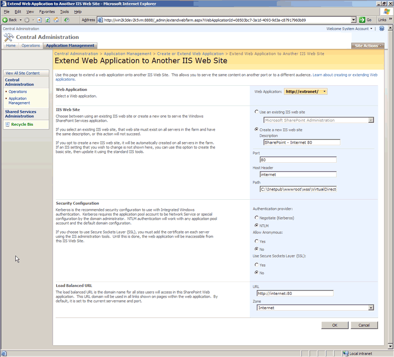 Figure 5 - Extending a Web Application