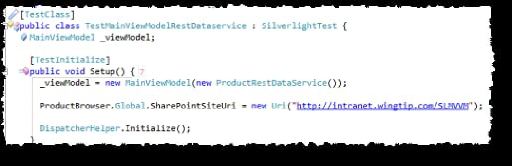 Silverlight Test Code