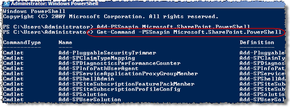 SharePoint 2010 PowerShell