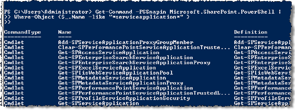 SharePoint 2010 PowerShell