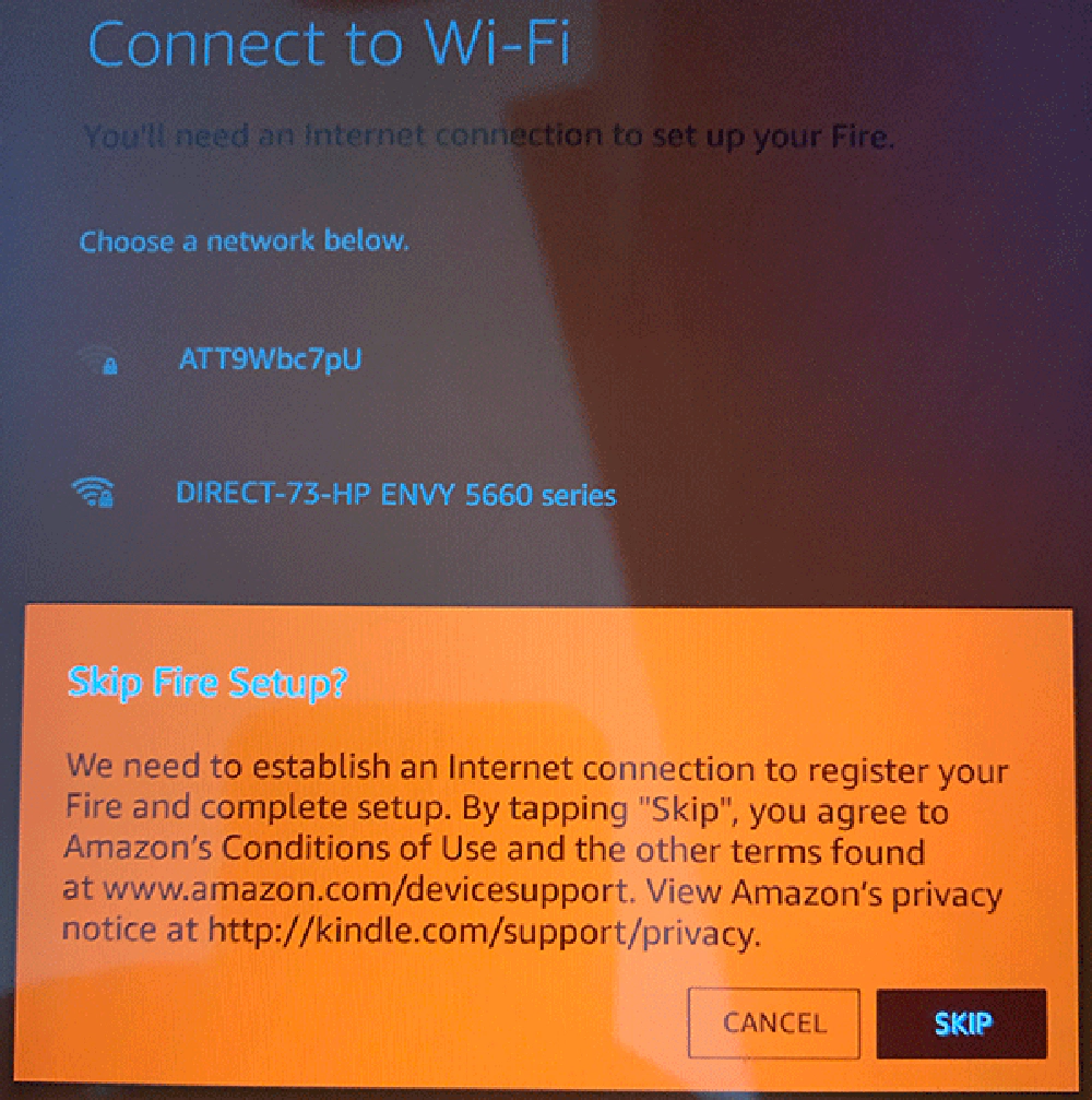 Kindle: Skip Fire set up