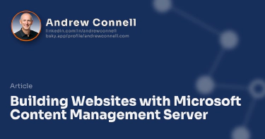 Building Websites with Microsoft Content Management Server