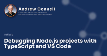 Debugging Node.js projects with TypeScript and VS Code