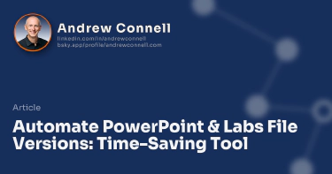 Automate PowerPoint & Labs File Versions: Time-Saving Tool