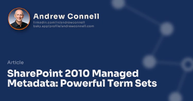 SharePoint 2010 Managed Metadata: Powerful Term Sets