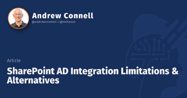 SharePoint AD Integration Limitations & Alternatives