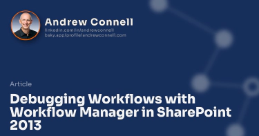 Debugging Workflows with Workflow Manager in SharePoint 2013