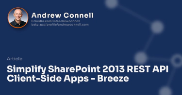 Simplify SharePoint 2013 REST API Client-Side Apps - Breeze