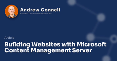 Building Websites with Microsoft Content Management Server