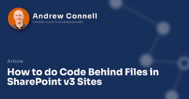 How to do Code Behind Files in SharePoint v3 Sites