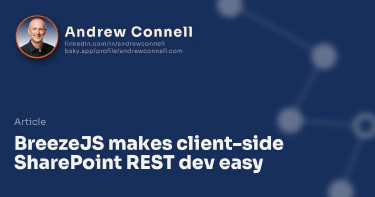 BreezeJS makes client-side SharePoint REST dev easy