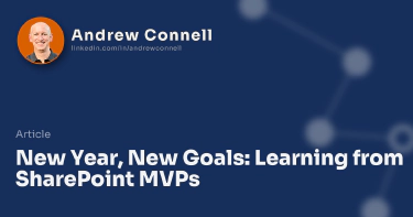 New Year, New Goals: Learning from SharePoint MVPs