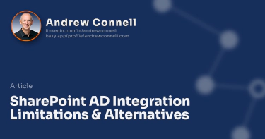 SharePoint AD Integration Limitations & Alternatives