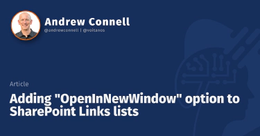 Adding "OpenInNewWindow" option to SharePoint Links lists