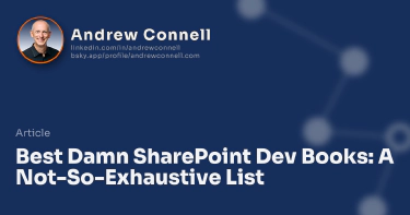 Best Damn SharePoint Dev Books: A Not-So-Exhaustive List