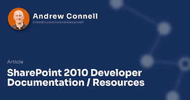 SharePoint 2010 Developer Documentation / Resources