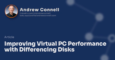 Improving Virtual PC Performance with Differencing Disks