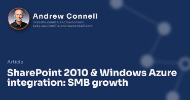 SharePoint 2010 & Windows Azure integration: SMB growth