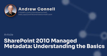 SharePoint 2010 Managed Metadata: Understanding the Basics