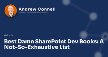 Best Damn SharePoint Dev Books: A Not-So-Exhaustive List