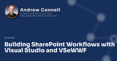 Building SharePoint Workflows with Visual Studio and VSeWWF