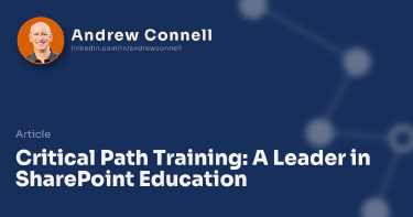 Critical Path Training: A Leader in SharePoint Education