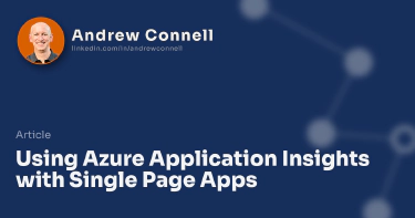 Using Azure Application Insights with Single Page Apps