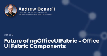 Future of ngOfficeUIFabric - Office UI Fabric Components