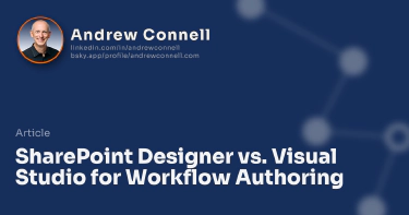 SharePoint Designer vs. Visual Studio for Workflow Authoring