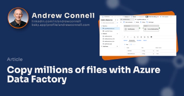 Copy millions of files with Azure Data Factory