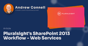 Pluralsight's SharePoint 2013 Workflow - Web Services