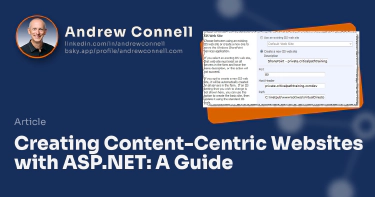 Creating Content-Centric Websites with ASP.NET: A Guide