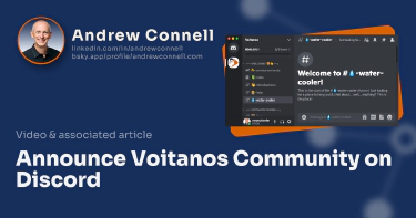 Announce Voitanos Community on Discord