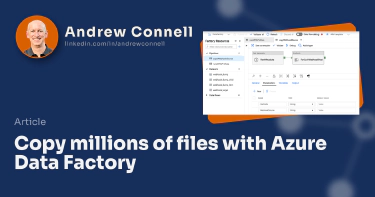 Copy millions of files with Azure Data Factory