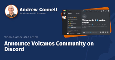 Announce Voitanos Community on Discord